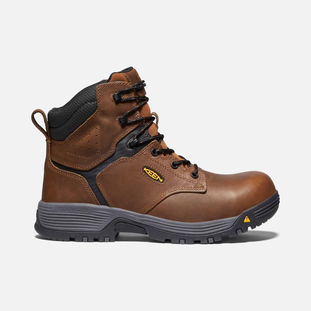 Botte de Travail Keen Homme Marron | Chicago 6\" Esd (Carbon-Fiber Toe) | JMCKT-6517